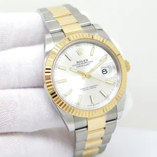 Rolex Datejust 41 Yellow gold and Stainless steel Silver