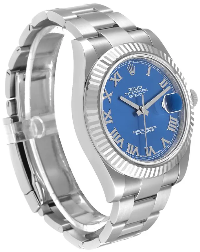 Rolex Datejust II 116334 41mm Stainless steel Blue 2