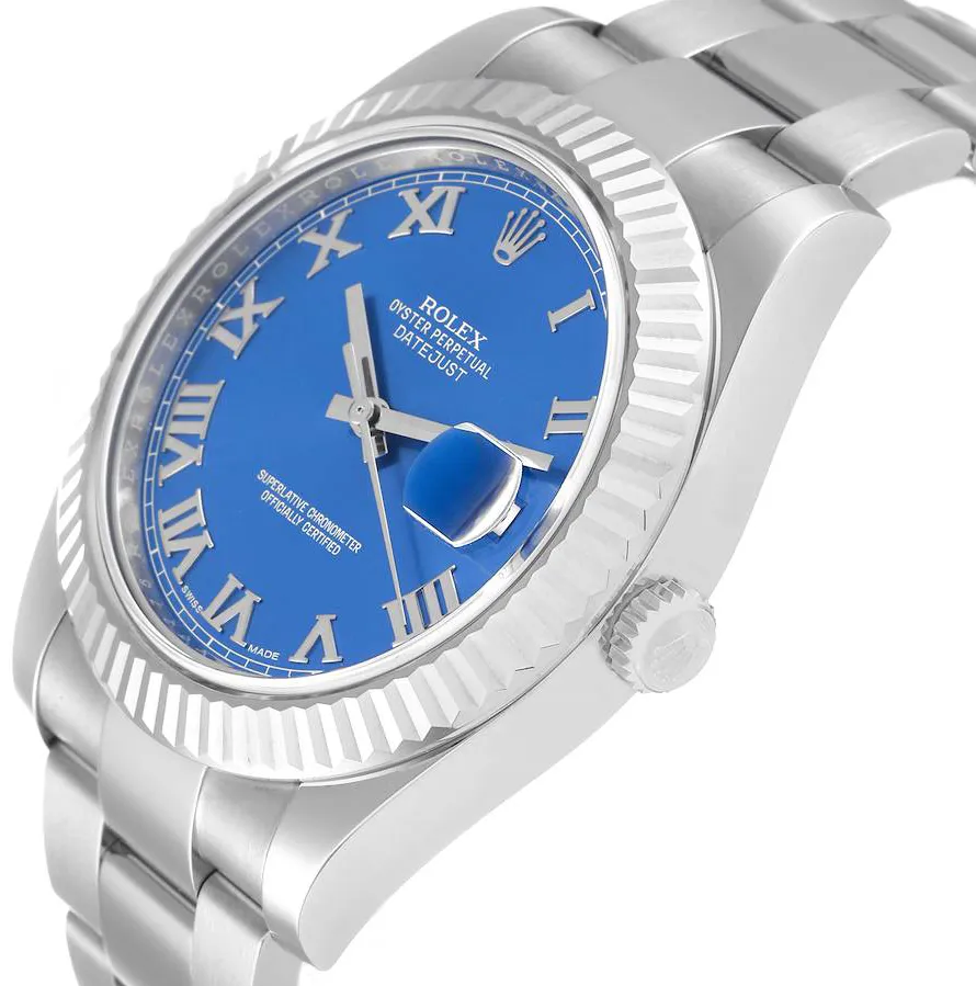 Rolex Datejust II 116334 41mm Stainless steel Blue 4