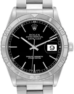 Rolex Datejust Turn-O-Graph 16264 Stainless steel Black