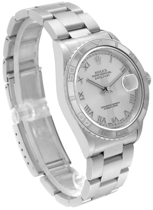 Rolex Datejust Turn-O-Graph 16264 36mm Stainless steel Silver 2