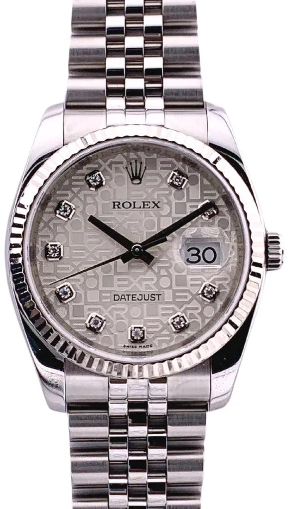 Rolex Datejust 116234/Z985743 36mm White gold Silver