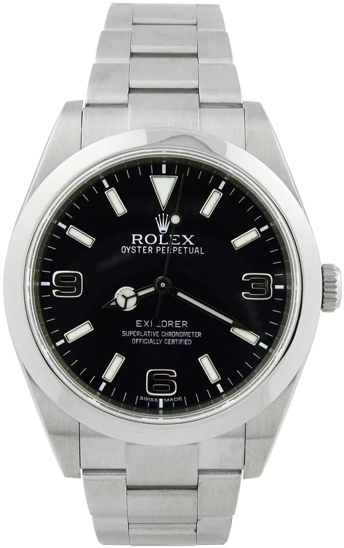 Rolex Explorer 214270-0001 39mm Stainless steel Black