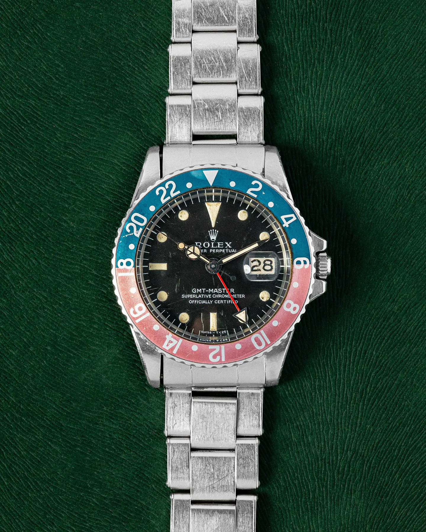 Rolex GMT-Master 1675 40mm Stainless steel Black