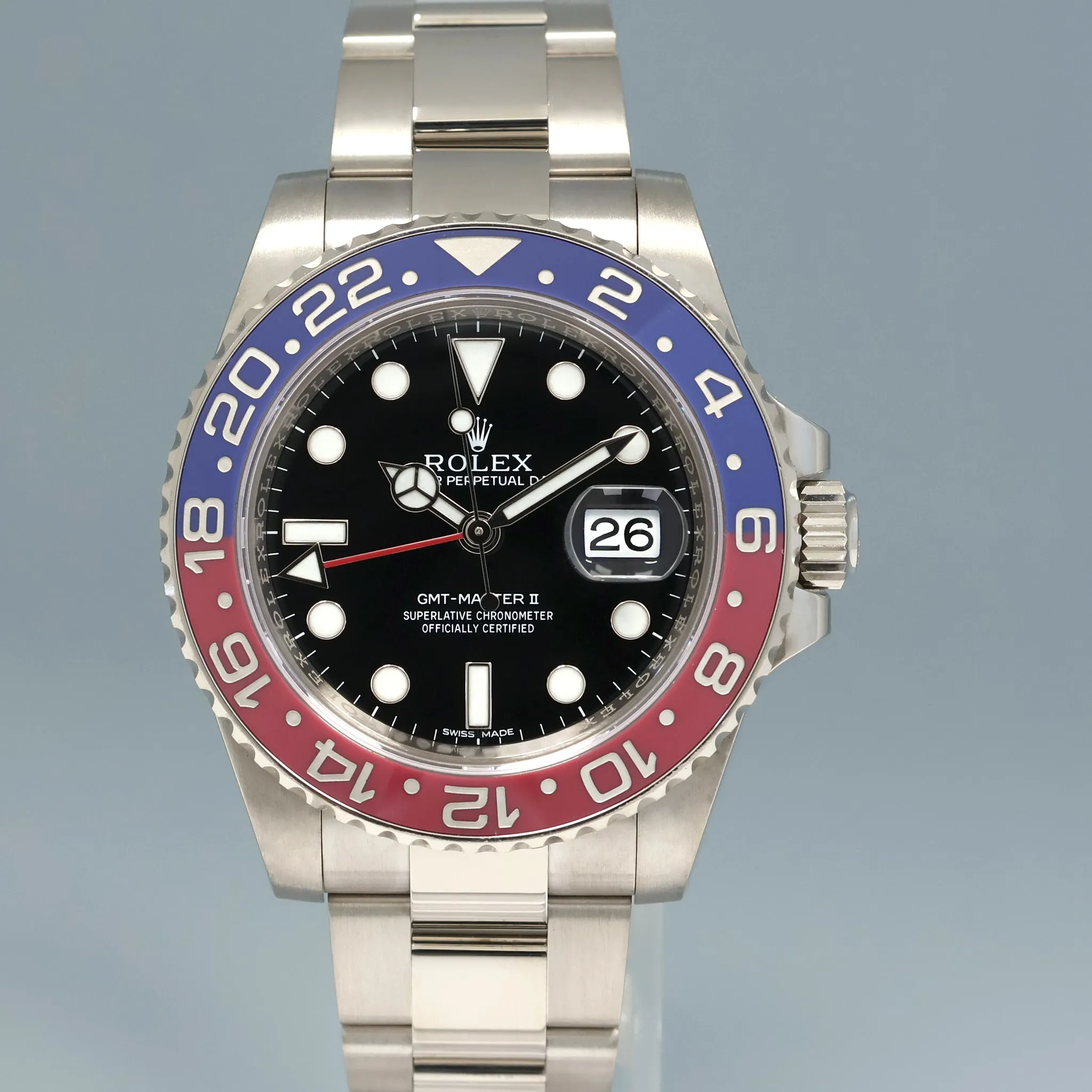 Rolex GMT-Master II 116719BLRO 40mm White gold Black 1