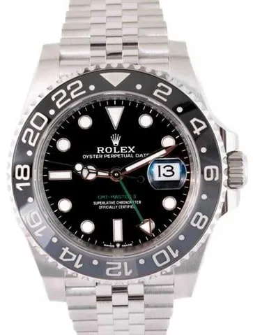 Rolex GMT-Master II 126710GRNR 40mm Stainless steel Black