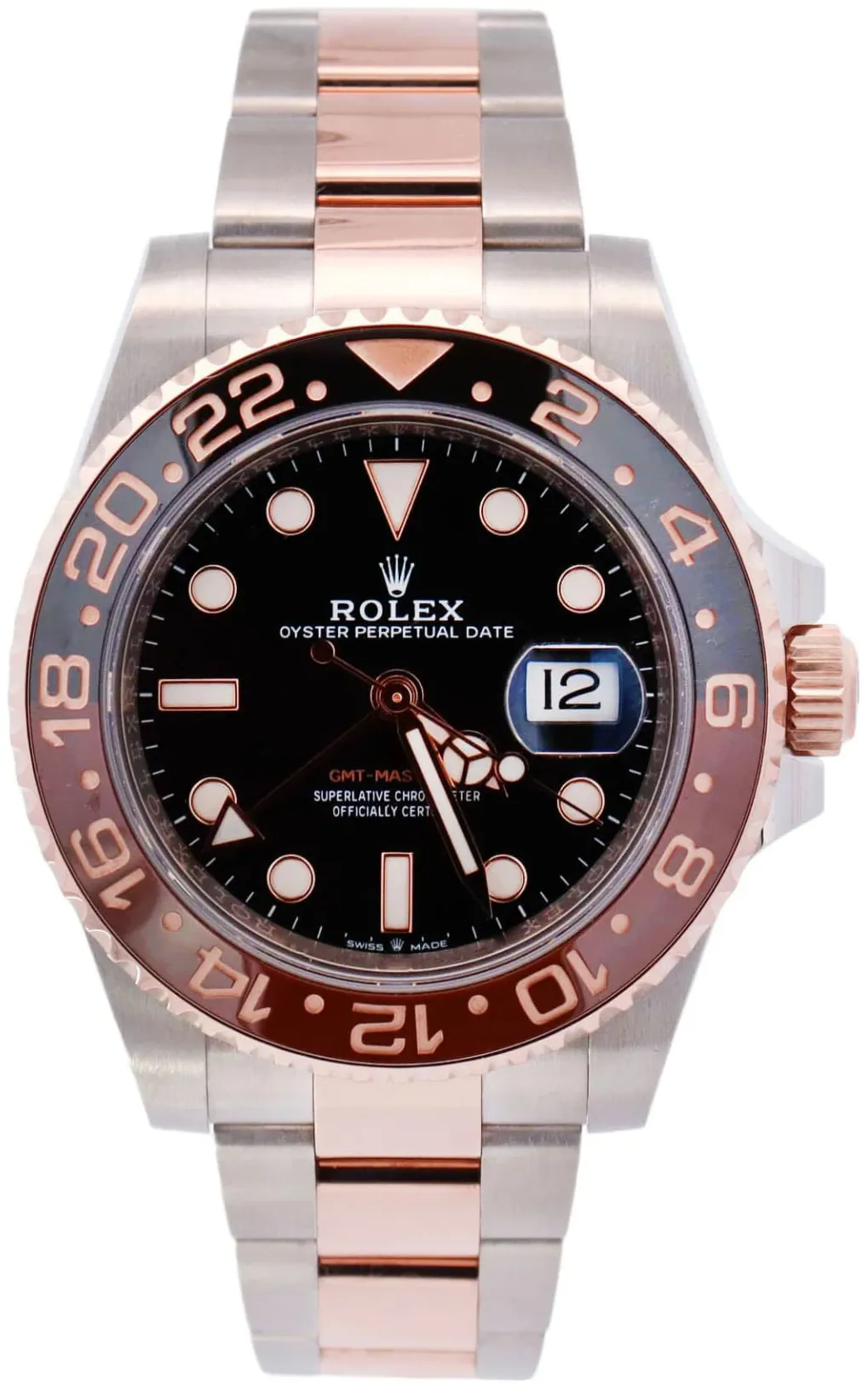 Rolex GMT-Master II 126711CHNR-0002 40mm Oystersteel and Everose gold Black