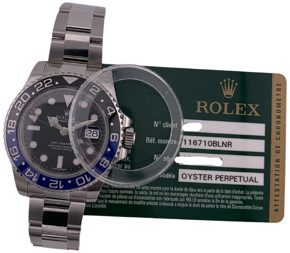 Rolex GMT-Master 116710BLNR/158SG379 40mm Stainless steel Black 8