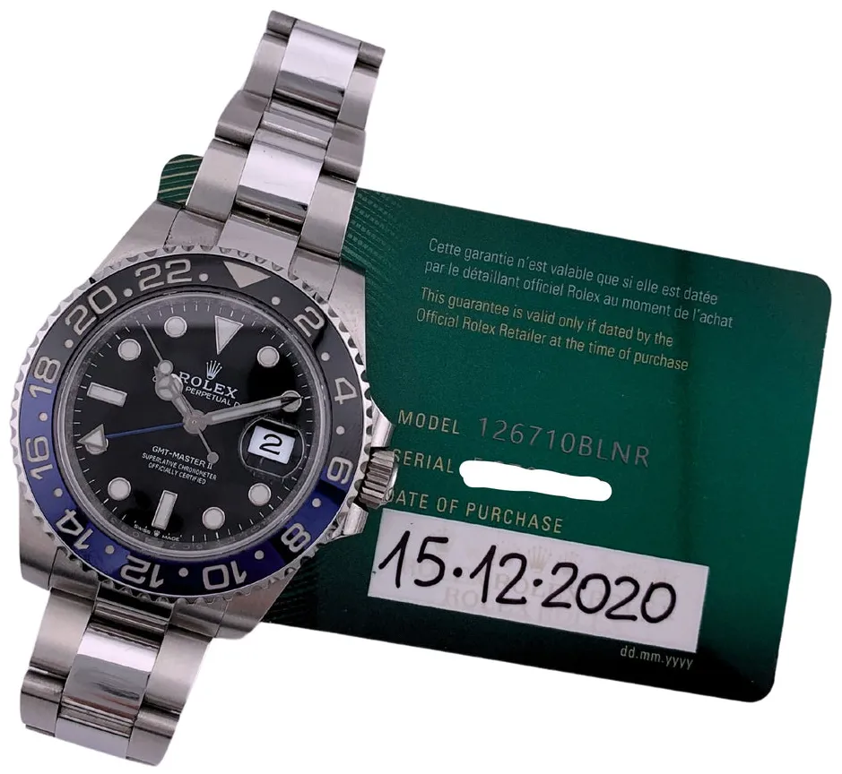 Rolex GMT-Master 126710BLNR/5C784083 40mm Stainless steel Black 6