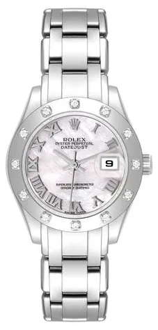 Rolex Lady-Datejust Pearlmaster 80319 29mm White gold Mother-of-pearl 2