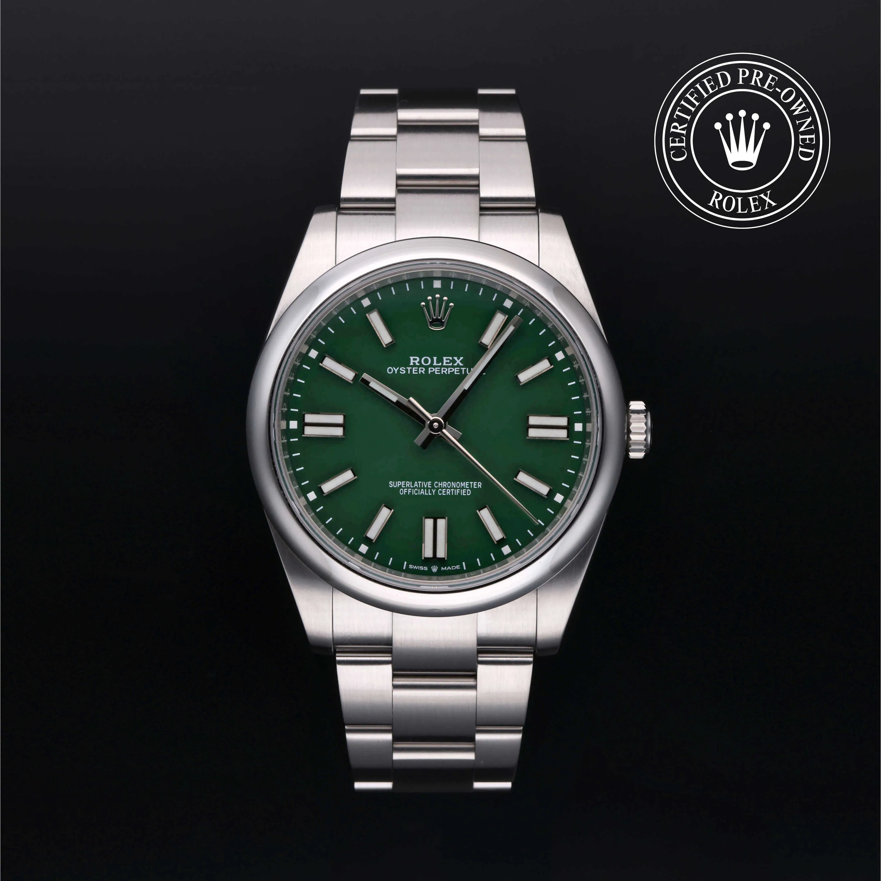 Rolex Oyster Perpetual 124300-0005 41mm Oystersteel Green