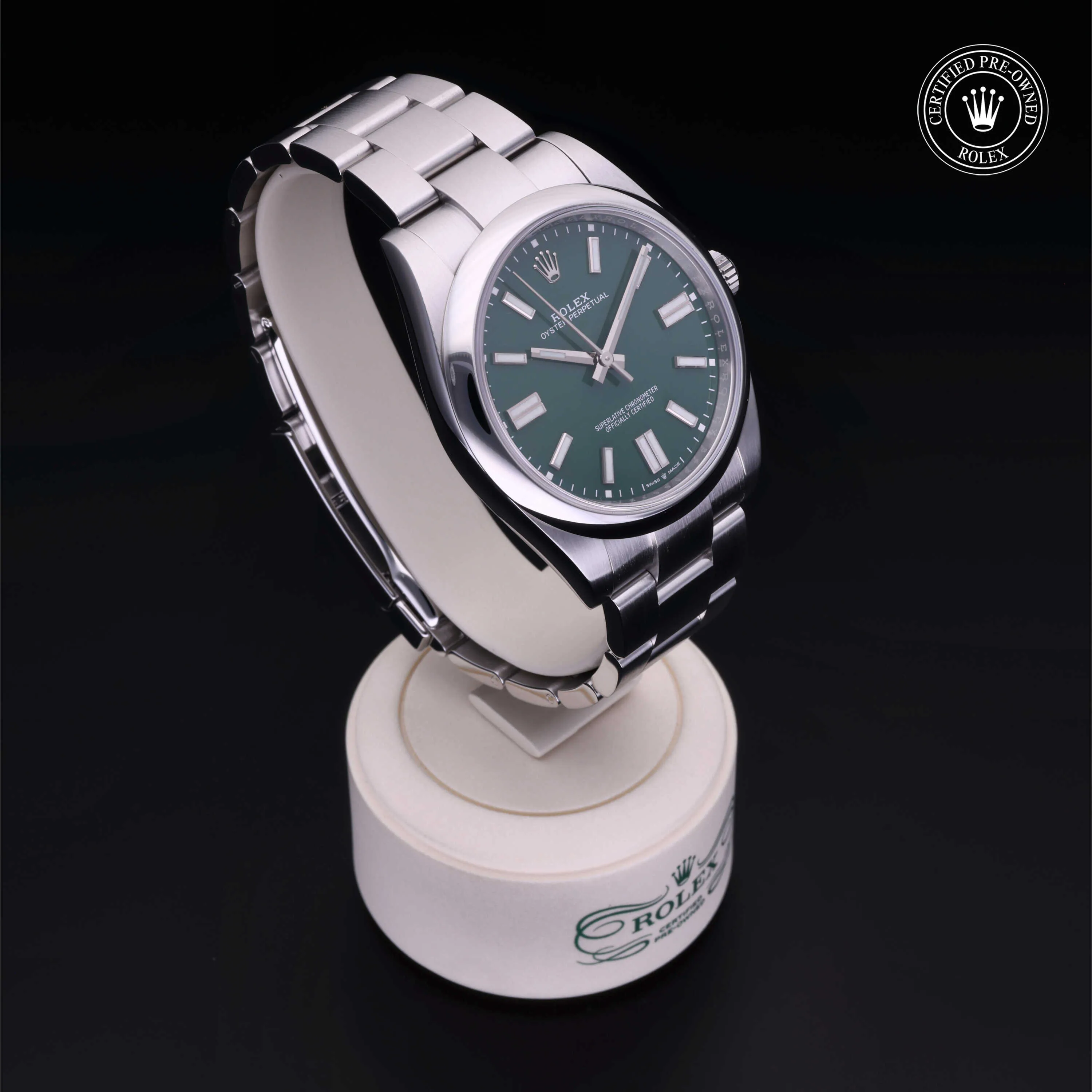 Rolex Oyster Perpetual 124300-0005 41mm Oystersteel Green 4