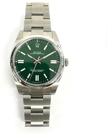 Rolex Oyster Perpetual 41 124300 41mm Stainless steel Green 2