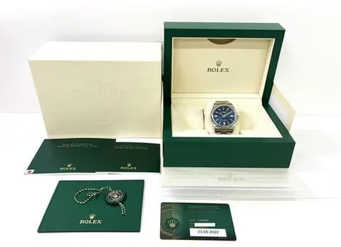 Rolex Oyster Perpetual 41 124300 41mm Stainless steel Blue 6