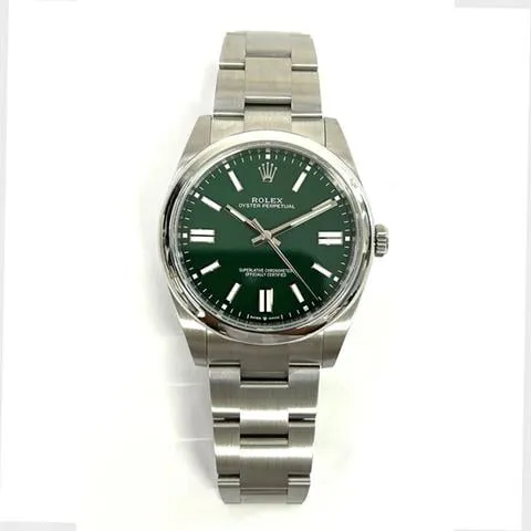 Rolex Oyster Perpetual 41 124300 41mm Stainless steel Green 2