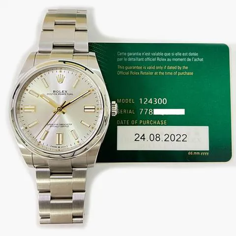 Rolex Oyster Perpetual 41 124300 41mm Stainless steel Silver