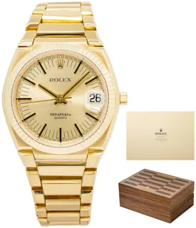 Rolex Texano 5100/8 39mm 18k yellow gold Champagne