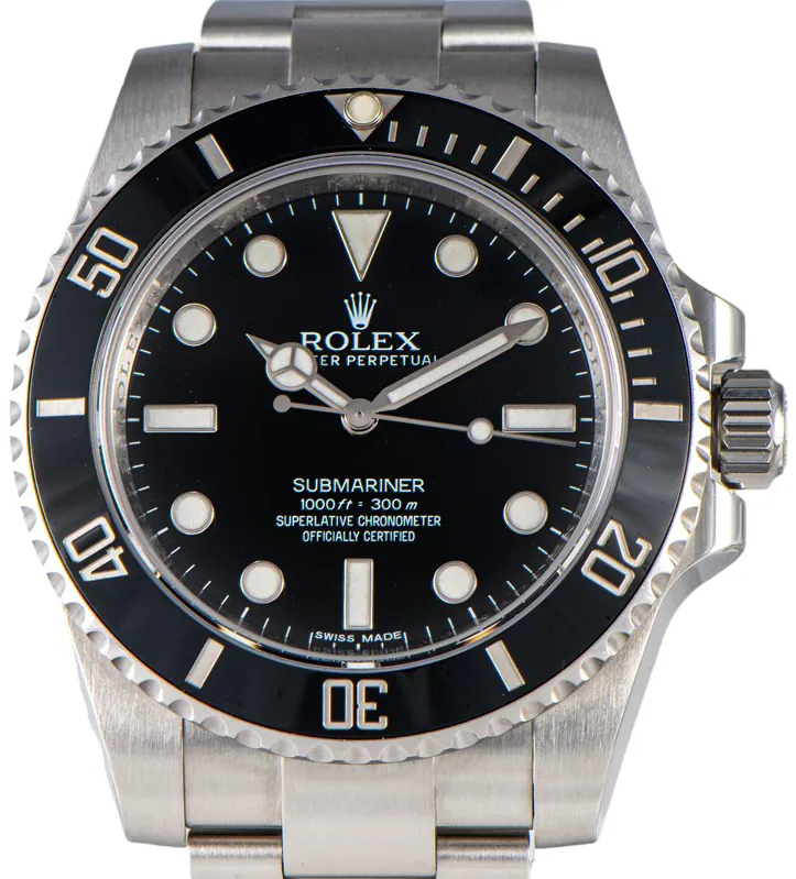 Rolex Submariner 114060 40mm Stål Svart