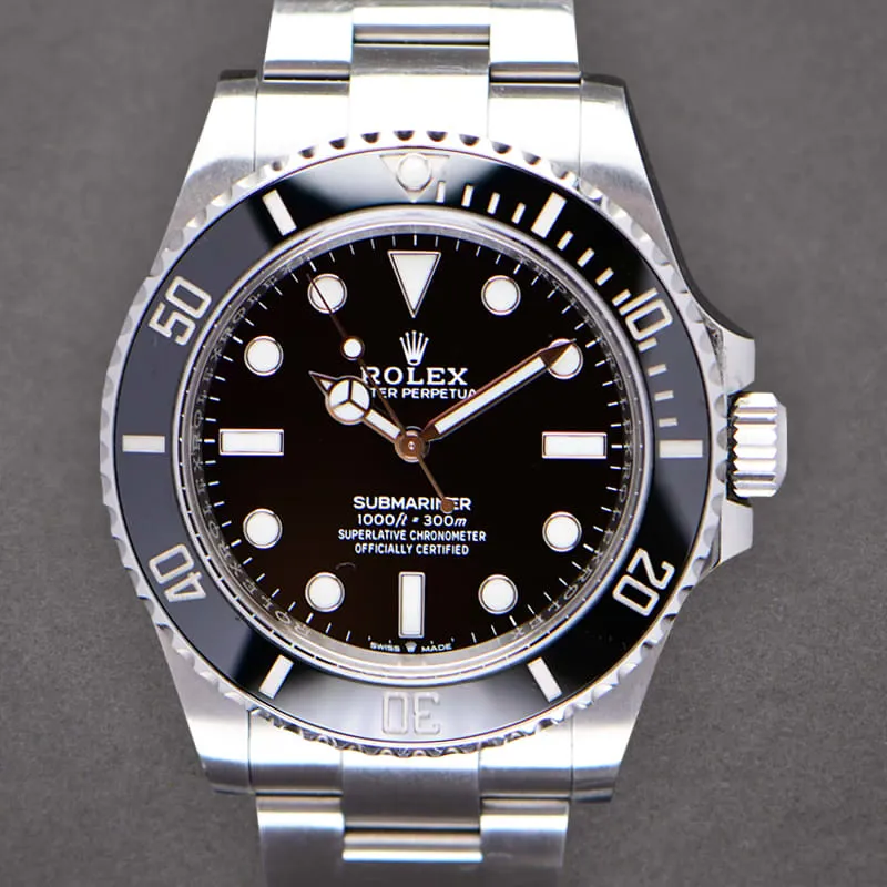 Rolex Submariner 124060-0001 41mm Oystersteel Black