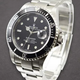 Rolex Submariner 16610 Stainless steel Black