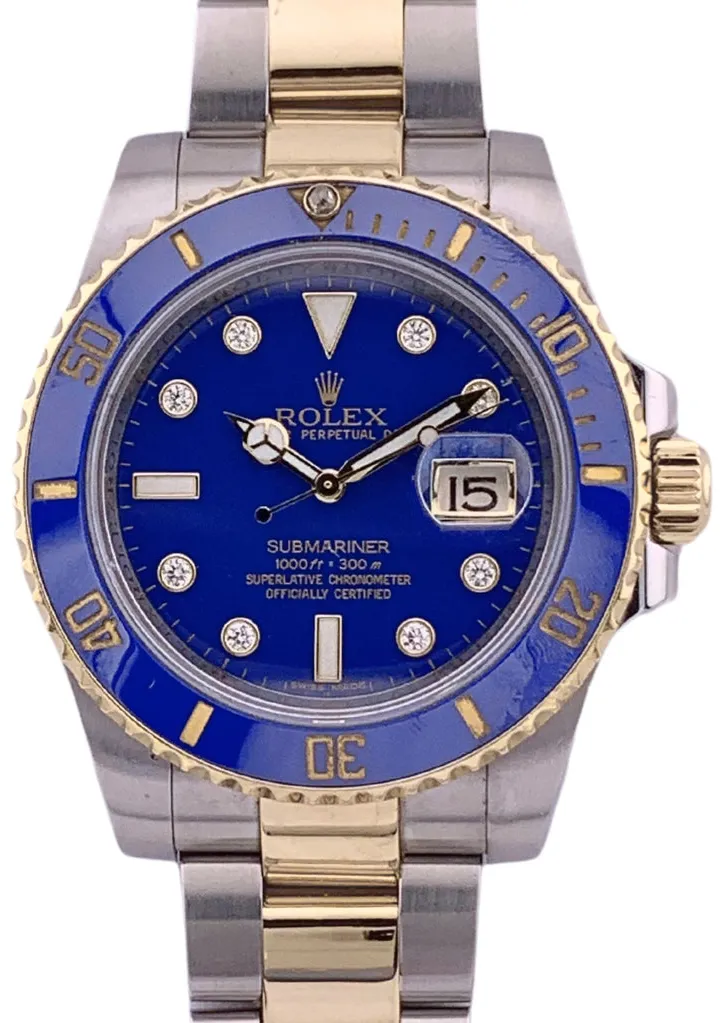 Rolex Submariner 116613LB/V842903 40mm Yellow gold and Stainless steel Blue