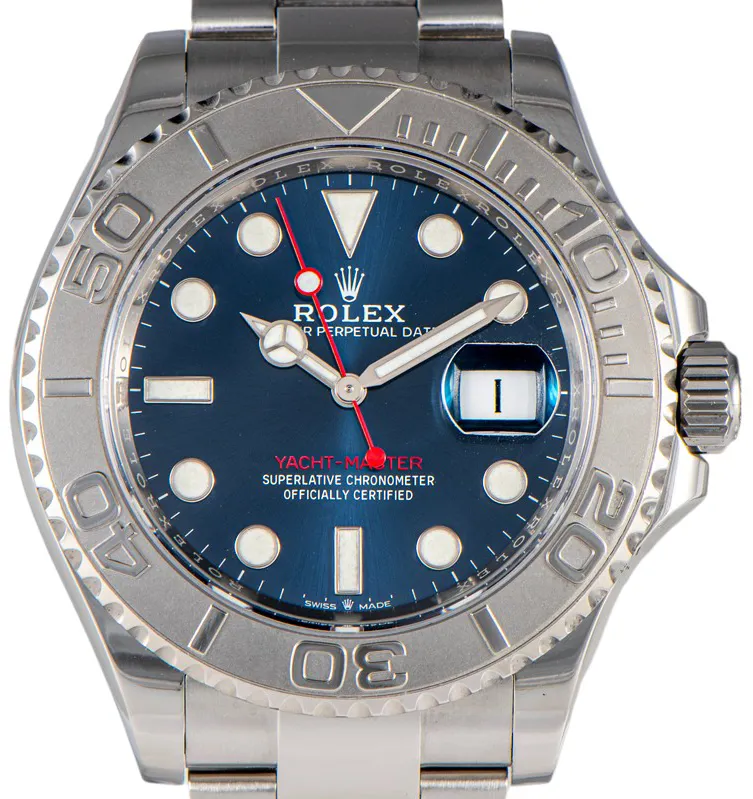 Rolex Yacht-Master 40 126622 40mm Platina/Stål Blå