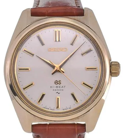 Seiko Hi-Beat 4520-8000 36mm Yellow gold and Stainless steel Silver