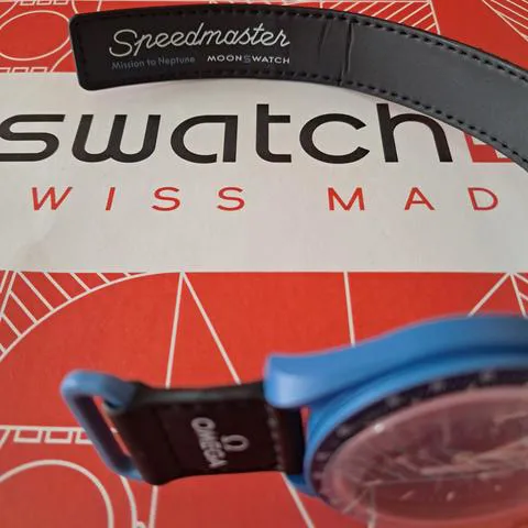 Swatch Moonswatch SO33N100 42mm Ceramic Blue 7