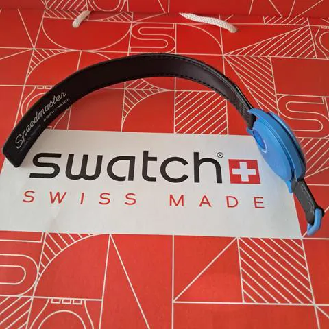 Swatch Moonswatch SO33N100 42mm Ceramic Blue 9