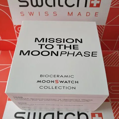 Swatch Moonswatch SO33W700 42mm Ceramic White 7