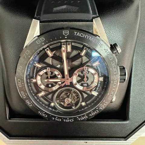 TAG Heuer Carrera CAR5A8Y.FC6377 45mm Titanium Black 6