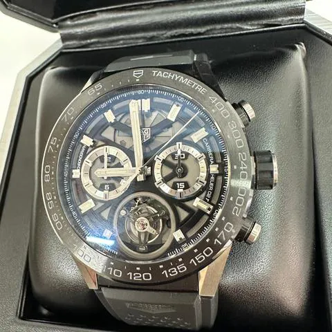 TAG Heuer Carrera CAR5A8Y.FC6377 45mm Titanium Black 9