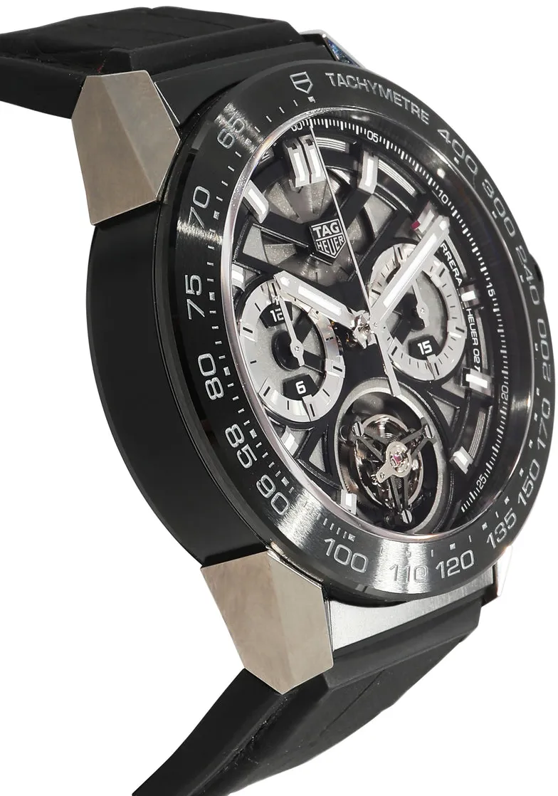 TAG Heuer Carrera CAR5A8Y.FC6377 45mm Ceramic and Titanium Black 2