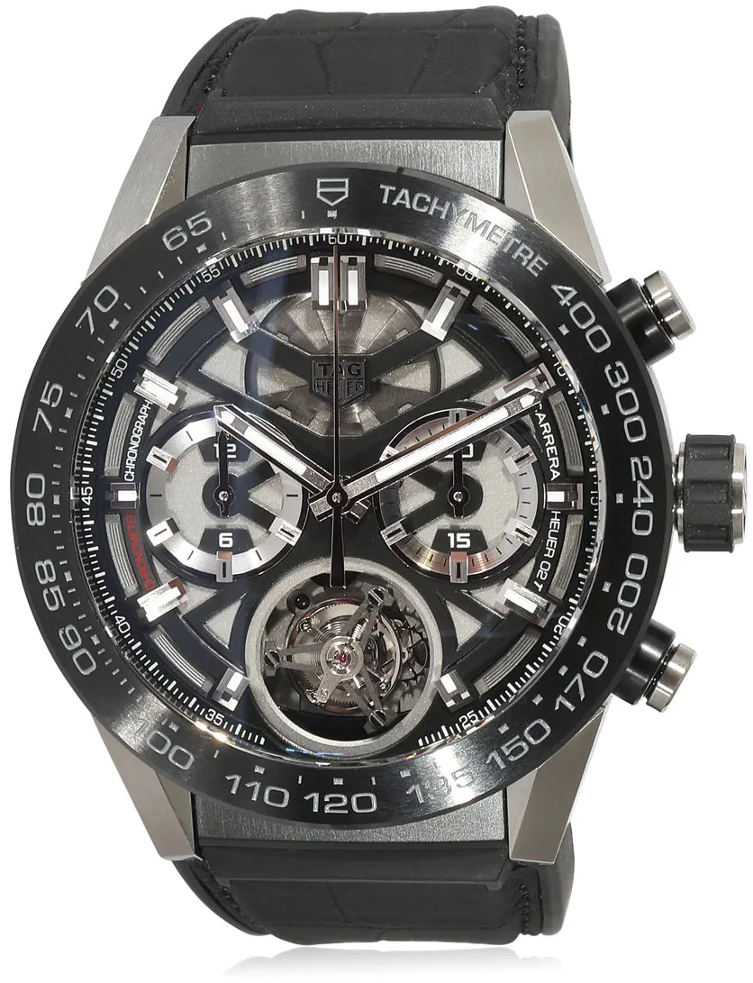 TAG Heuer Carrera CAR5A8Y.FC6377 45mm Ceramic and Titanium Black 3