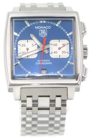 TAG Heuer Monaco CW2113-0 38mm Stainless steel Blue