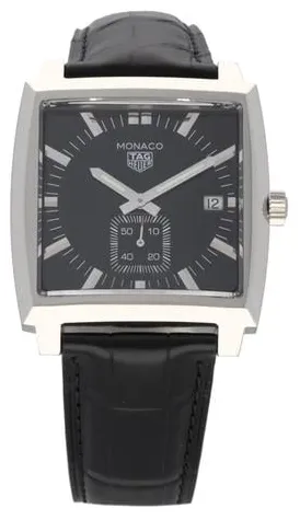 TAG Heuer Monaco WAW131A 37mm Stainless steel Black