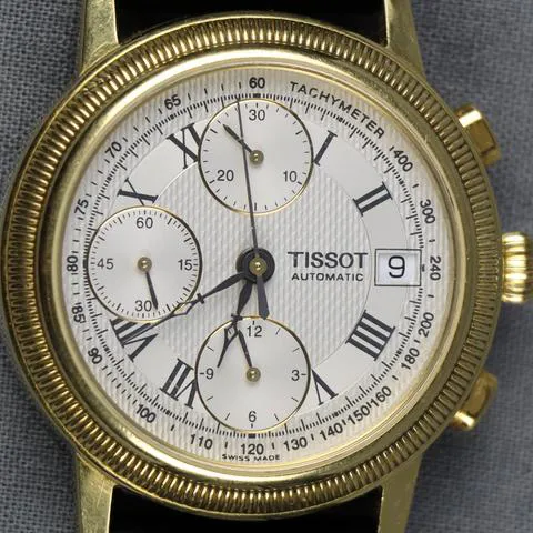 Tissot Bridgeport T71.3.435.33 38mm Yellow gold Silver