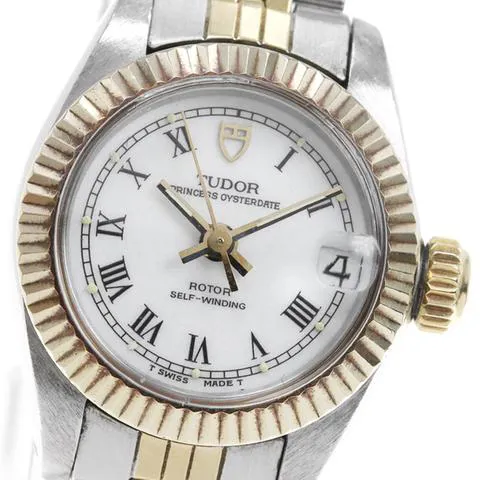 Tudor 92313 22mm Yellow gold and Stainless steel White