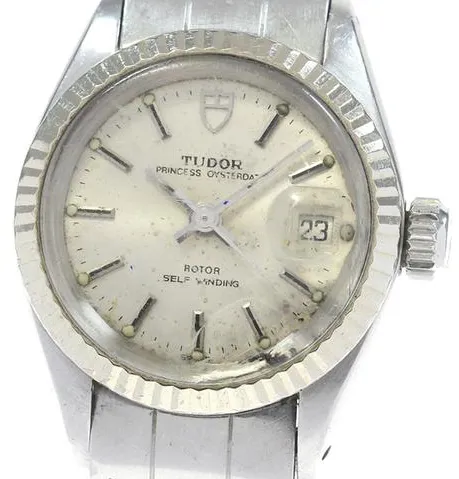 Tudor Prince Date 92414 25mm Silver Silver