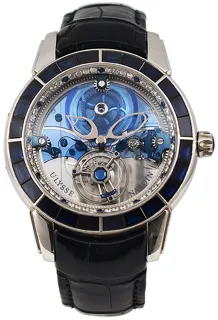 Ulysse Nardin Royal Blue Tourbillon 799-90 41mm Platinum Blue