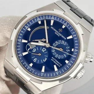 Vacheron Constantin Overseas Dual Time 47450/000A-9039 Stainless steel Blue