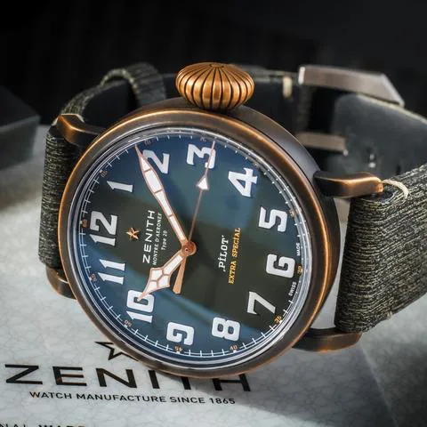 Zenith Pilot Type 20 Extra Special 29.2430.679 45mm Bronze Green