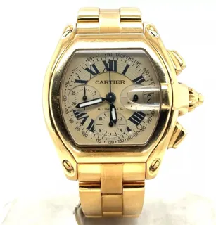 Cartier Roadster W62021Y2 Yellow gold Champagne