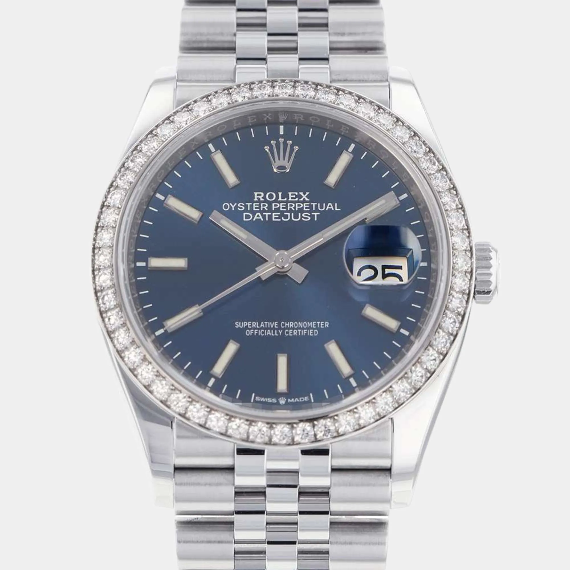 Rolex Datejust 36 126284RBR 36mm White gold and Stainless steel and 18k white gold