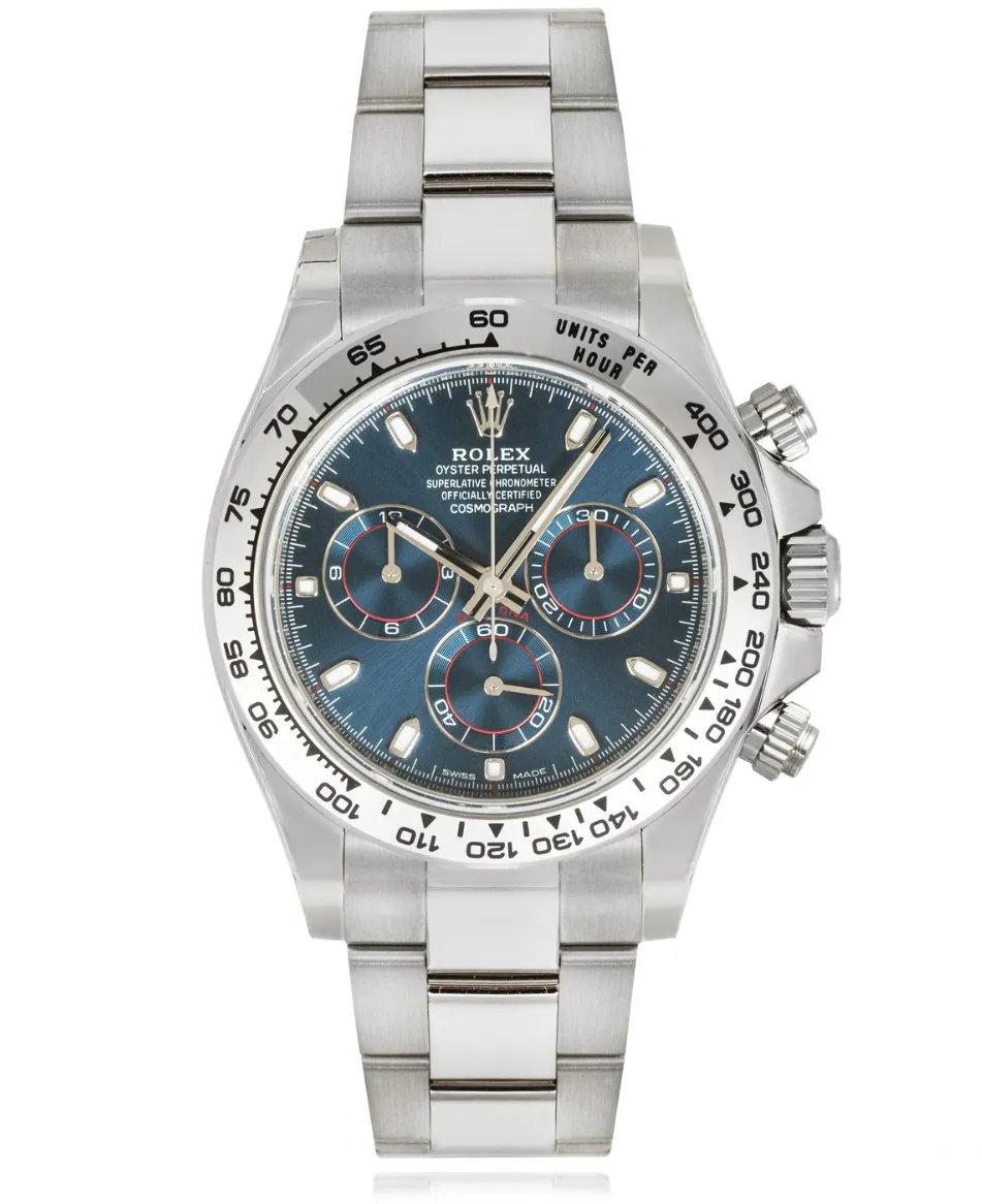 Rolex Daytona 116509 40mm White gold Blue