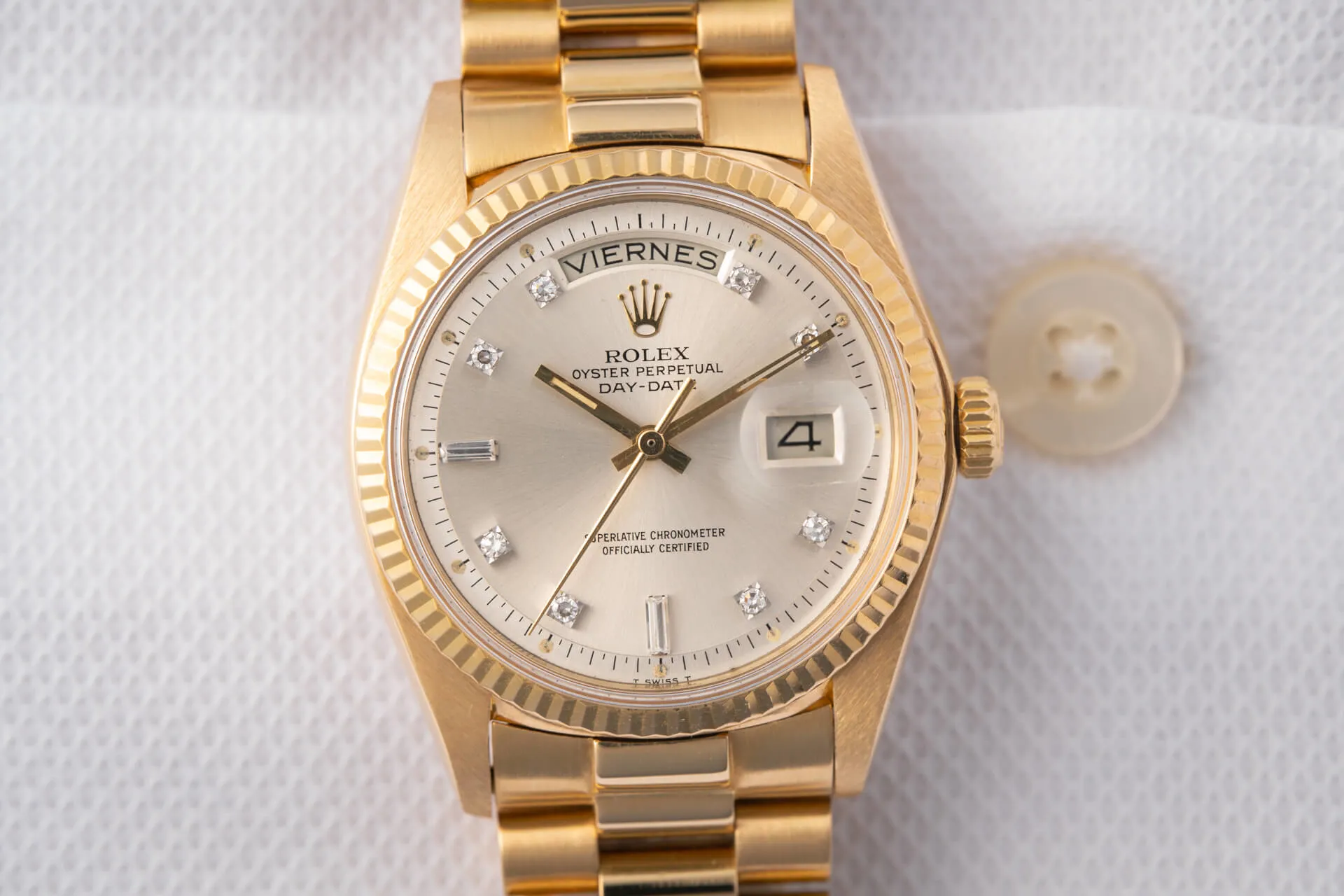 Rolex Day-Date 36 1803 36mm Yellow gold and 18k yellow gold Silver 3