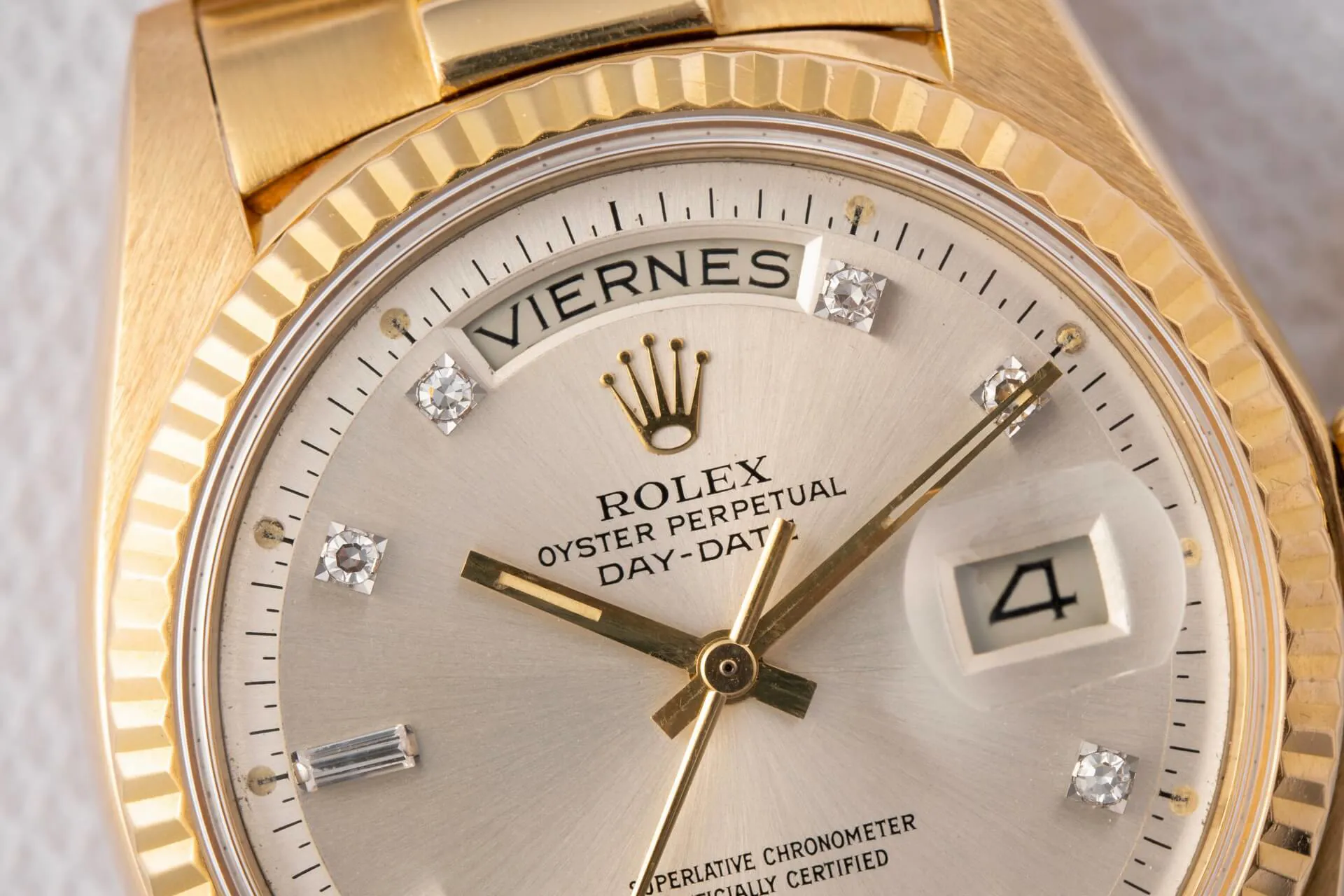 Rolex Day-Date 36 1803 36mm Yellow gold and 18k yellow gold Silver 6