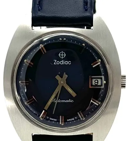 Zodiac 35mm Stainless steel Blue 7