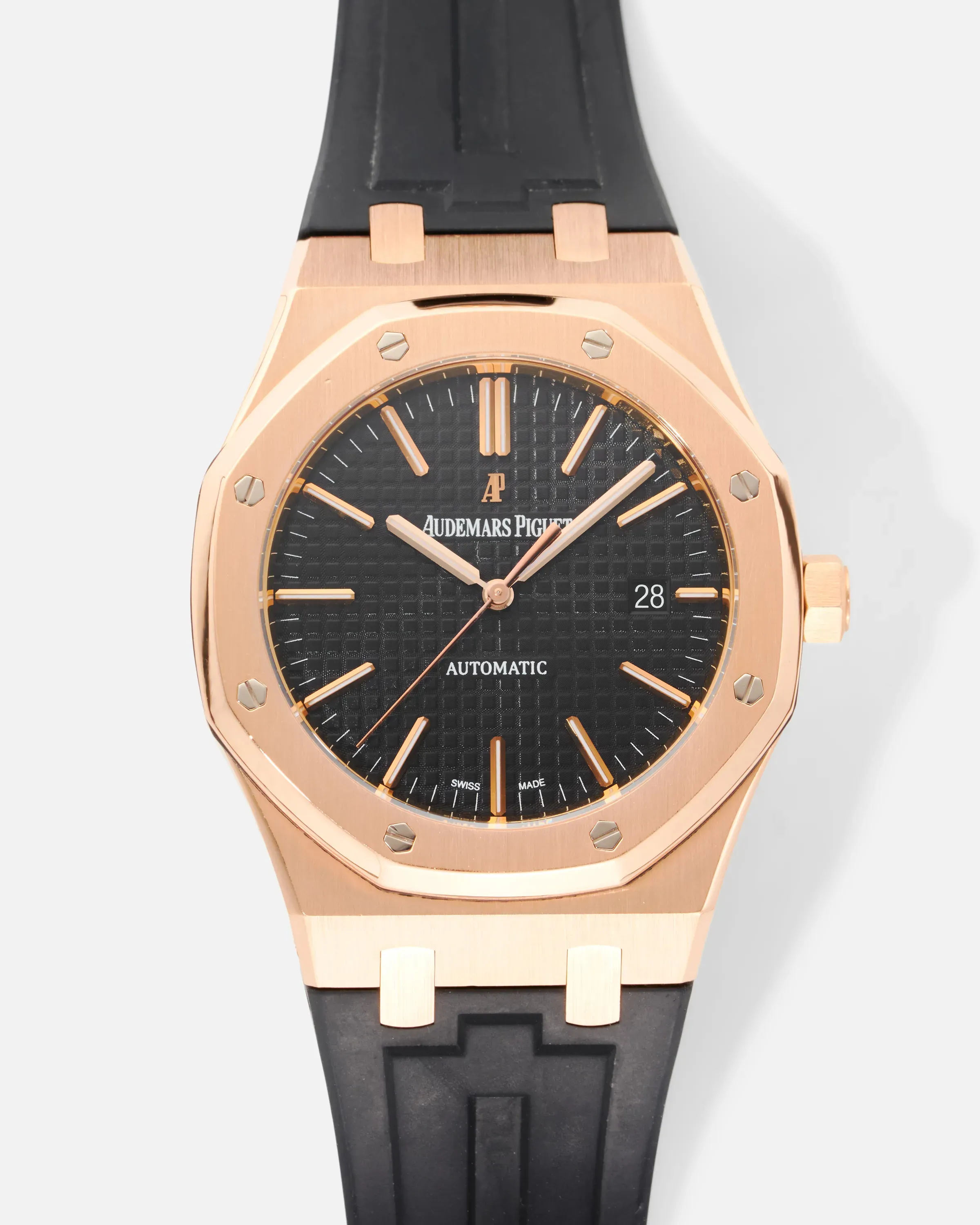 Audemars Piguet Royal Oak 15400OR.OO.D002CR.01 41mm Rose gold Black