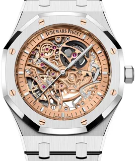 Audemars Piguet Royal Oak Double Balance Wheel Openworked Stainless steel Skeletonized